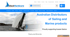 Desktop Screenshot of deckhardware.com.au